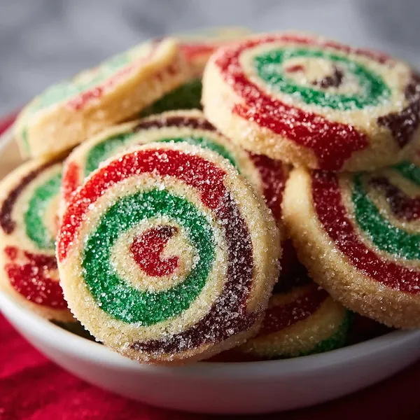 Christmas Pinwheel Cookies