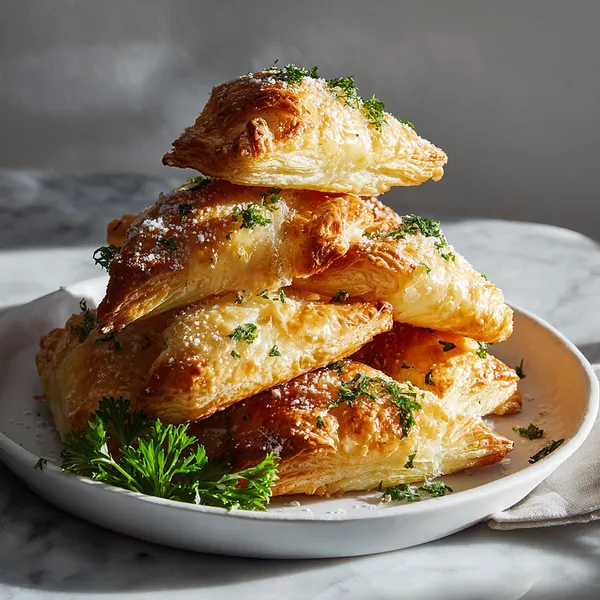 Puff Pastry Christmas Trees