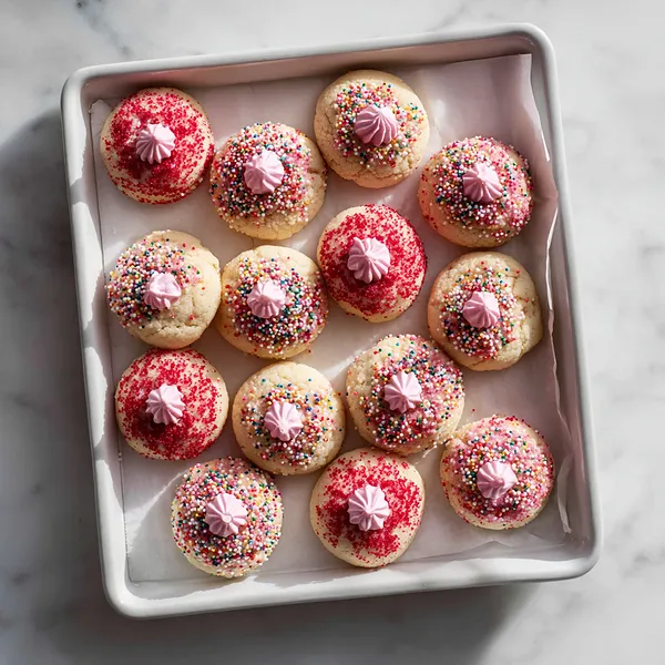 Strawberry Kiss Cookies