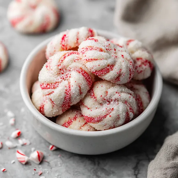 Peppermint Twist Cookies