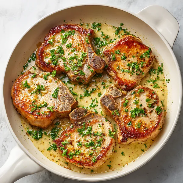 Creamy Garlic Pork Chops - Special