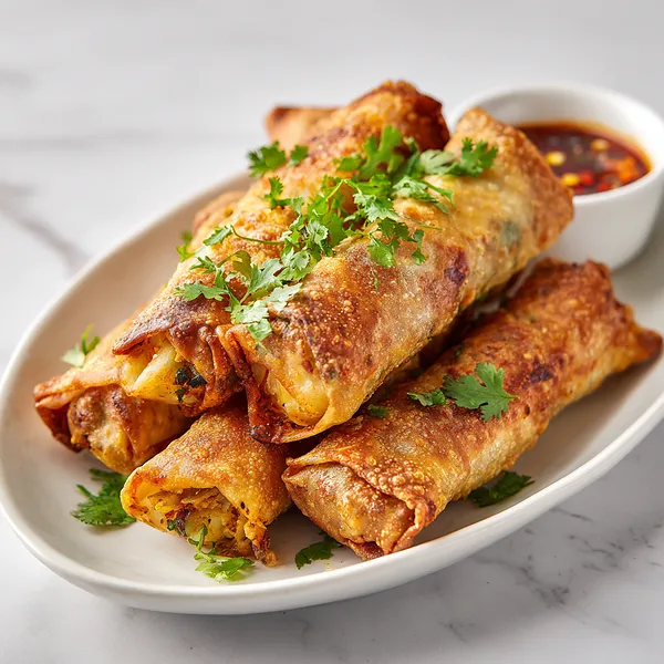 Southwest Chicken Egg Rolls