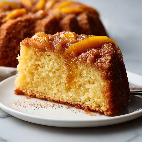 Peach Cobbler Pound Cake