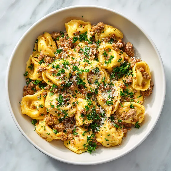 Creamy Sausage Tortellini Recipe