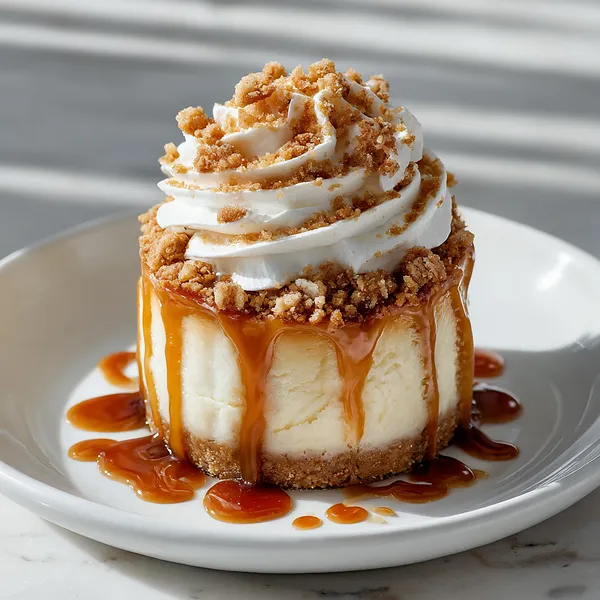 Apple Crisp Cheesecake