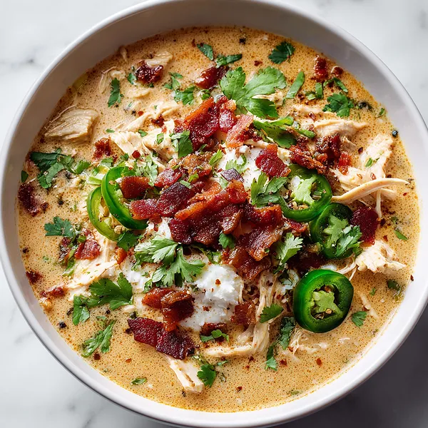 Jalapeño Popper Chicken Soup