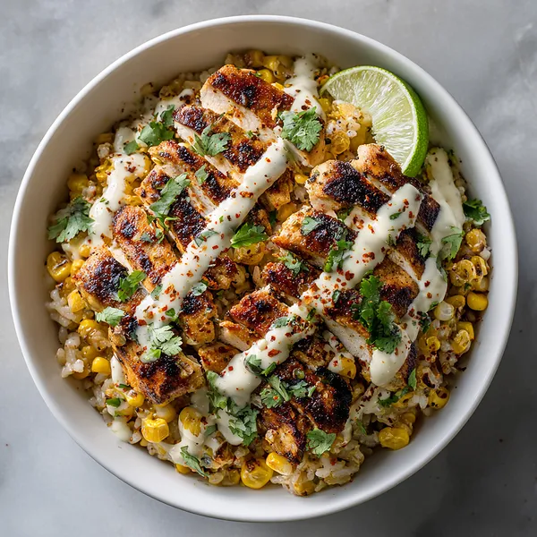 Street Corn Chicken Bowl