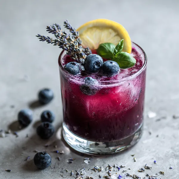 Blueberry Lavender Mocktail