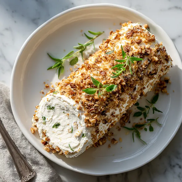 Garlic Herb Cheese Log