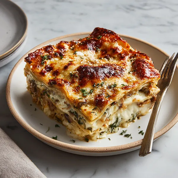 Mushroom Spinach Lasagna Recipe