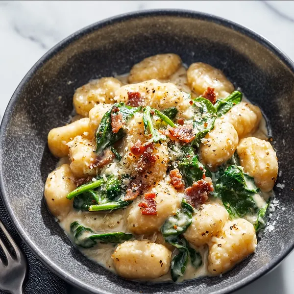 Creamy Tuscan Gnocchi