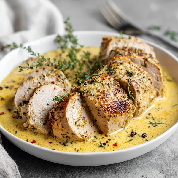 Creamy Dijon Pork Tenderloin