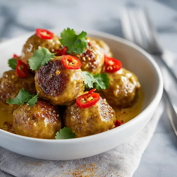 Thai Coconut Curry Meatballs