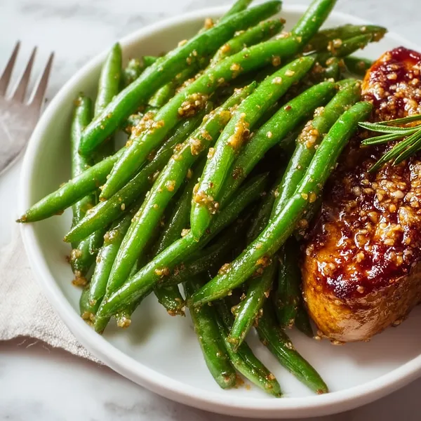 Tangy Mustard Green Beans