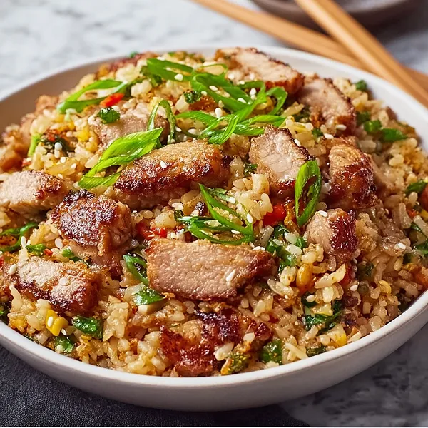 Pork Tenderloin Fried Rice