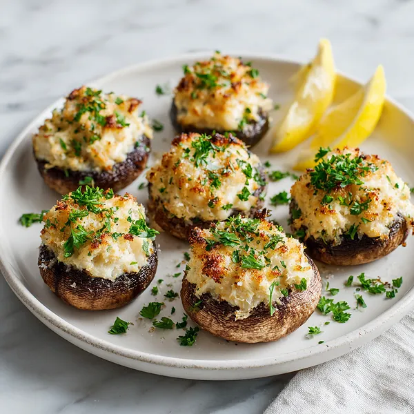 Crab Stuffed Mushrooms