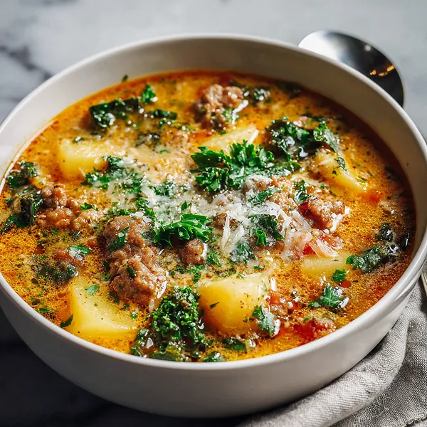 Tuscan Sausage Soup