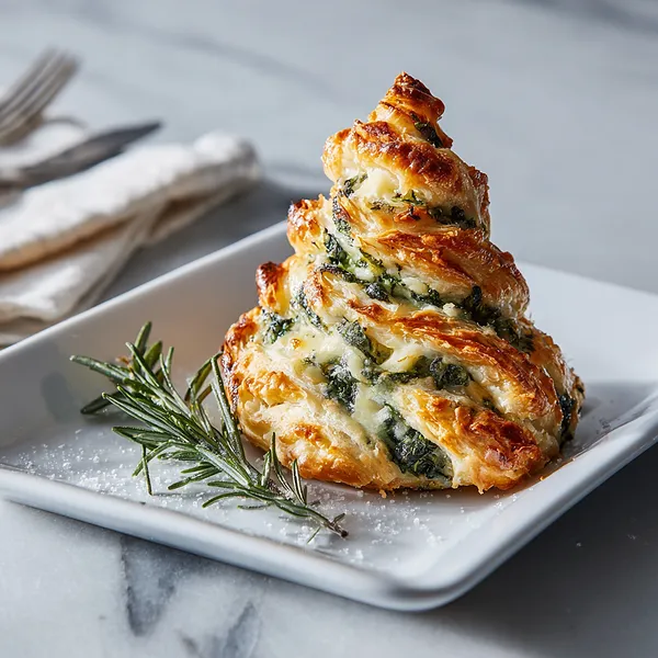 Spinach Cheese Christmas Tree