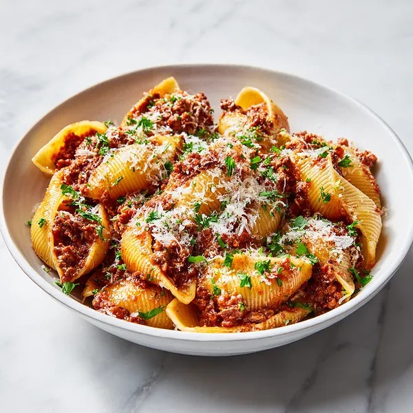 Bolognese Jumbo Shells