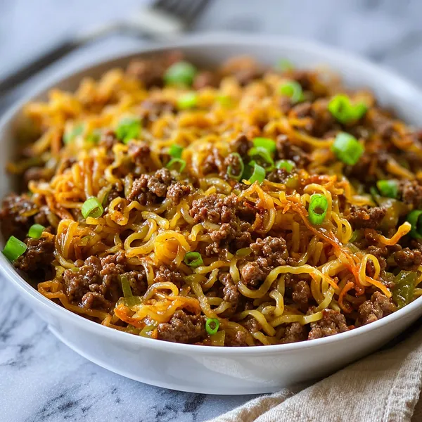 Beef Chow Mein Casserole