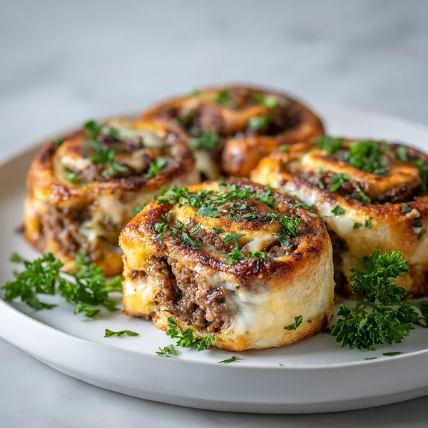 Beef Cheeseburger Rollups