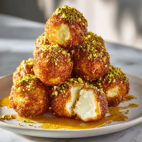 Honey Glazed Cheese Balls