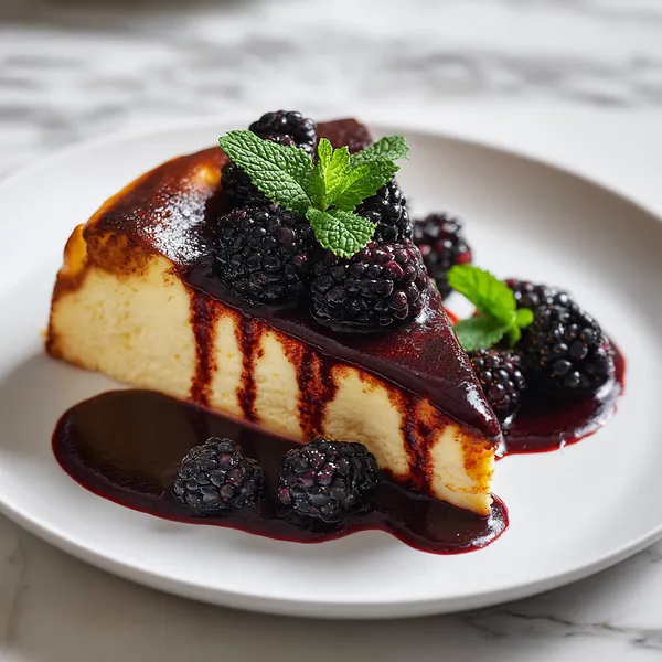 London Fog Basque Cheesecake