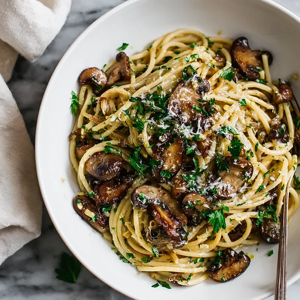 Garlic Mushroom Pasta