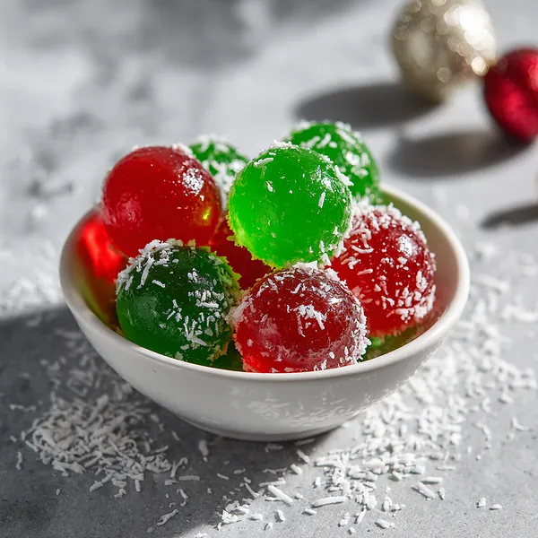 Christmas Jello Balls
