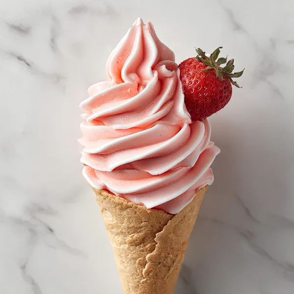 Strawberry Soft Serve