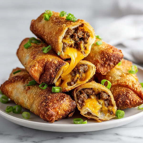 Cheeseburger Egg Rolls - Special