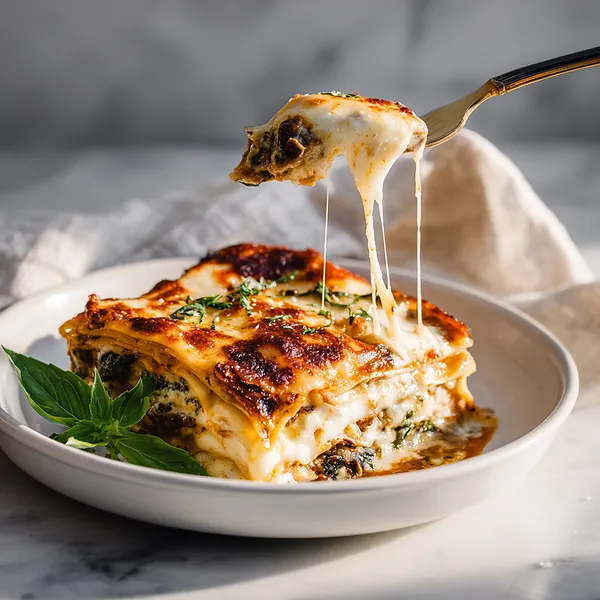 Mushroom Spinach Lasagna - Special