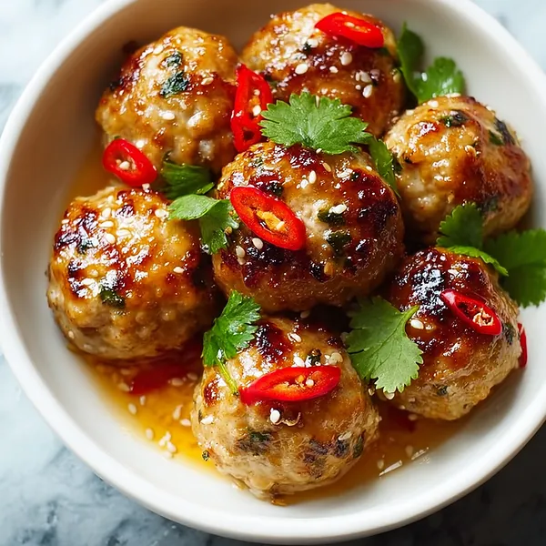 Thai Chicken Meatballs